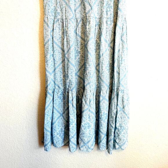 Blue Rain Maxi Skirt Light Blue M - Picture 5 of 7